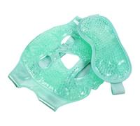 Masque Froid Visage en Gel Réutilisable à Billes, Confort Yeux | Pvc et Tissu Doux, Format Unique, Usage Froid ou Chaud, Set de 1 Pièce Couleur Aléatoire