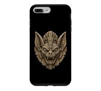 Masque Gardien de Chauve-Souris Maya Antique Pierre Relique Temple Art Coque pour iPhone 7 Plus/8 Plus
