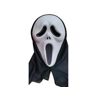 Masque Ghostface - Visage fantôme effrayant Scream - Masque effrayant - Cosplay - Costume de cri - Accessoire de costume d'Halloween pour Halloween, carnaval
