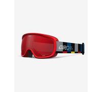 Masque Giro Buster Blocks noir avec lentille Amber Scarlet enfant