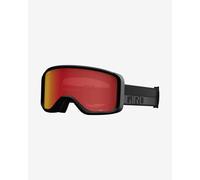 Masque Giro Sagen noir pur avec lentille miroir Amber Scarlet