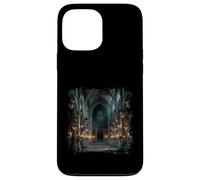 Masque Gothique pour Salle de Bal masqué avec scène de cathédrale Coque pour iPhone 13 Pro Max