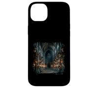 Masque Gothique pour Salle de Bal masqué avec scène de cathédrale Coque pour iPhone 14 Plus