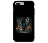 Masque Gothique pour Salle de Bal masqué avec scène de cathédrale Coque pour iPhone 7 Plus/8 Plus