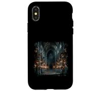 Masque Gothique pour Salle de Bal masqué avec scène de cathédrale Coque pour iPhone X/XS
