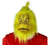 masque grinch croque-mitaine poilu vert adulte - générique 13856 Vert G