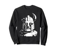 Masque Guerrier Ancien Visage Pierre Sweatshirt