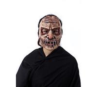 Masque Halloween Adulte Masque Horreur en Latex avec Perruque Costume Accessoire Zombie Sorcière Clown Casquette Effrayant Déguisement pour Carnaval Fête Mascarade Cosplay Bar Mask