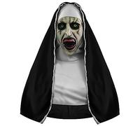 Masque Halloween Masque de Nonne Déguisement Halloween Masque Horreur, Masque Effrayant d'halloween Costume Halloween Masque de fête Cosplay