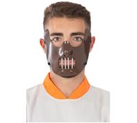 Masque Hannibal Lecter-121090 -Funidelia- Déguisement pour homme et accessoires pour Halloween, carnaval et fêtes 0