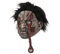 Masque Horreur pour Halloween - Masque Visage Mauvais Halloween Accessoire Photo Dérangeante - Coiffure en Latex pour Hommes Femmes Carnaval Chambre des Horreurs Escape Room Film Action