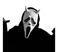 masque horreur scream mask halloween, latex ghostface masque halloween effrayant pour cosplay et horreur cri party