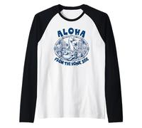 Masque Humoristique Aloha Hawaii Tiki Oie Pun Hawaii Lover Manche Raglan