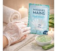 Masque hydratant Mains - Senteur Aloe Vera - FRENCH TENDANCE
