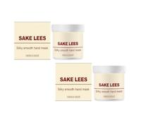 Masque hydratant pour les mains en profondeur avec levure de sake, masque hydratant pour les mains, soulage la peau sèche et tendue sur les mains pour une peau douce, lisse et soignée