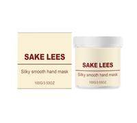 Masque hydratant pour les mains en profondeur avec levure de sake, masque hydratant pour les mains, soulage la peau sèche et tendue sur les mains pour une peau douce, lisse et soignée