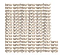 Masque hydratant pour les yeux Floral Gold, 100 pièces, feuille de masque hydratant jetable avec sérum pour Salon de beauté, Tencel Floral Gold