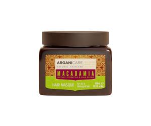 Masque Hydratant Réparateur Macadamia & Argan 500 ml - Nutrition intense, anti-casse & anti-fourches, soin capillaire pour cheveux secs et abîmés, gamme Macadamia