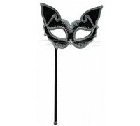 Masque Œil de Chat Rubies Noir EM424 Accessoire Déguisement Adulte
