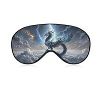 Masque œil de dragon volant pour homme et femme, respirant et réglable, masque de sommeil ultra doux, bandeau de voyage léger pour avion, sieste, sommeil nocturne