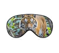 Masque œil de tigre pour homme et femme, respirant et réglable, masque de sommeil ultra doux, bandeau de voyage léger pour avion, sieste, sommeil nocturne