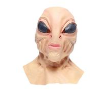 Masque intégral Alien en latex réaliste pour jeux de rôle en boîte de nuit, fête, multicolore