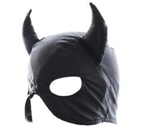 Masque Intégral Cagoule ajustable en similicuir, amusante et respirante