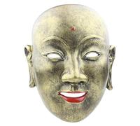 Masque intégral en GFRP pour bal masqué, cosplay, Halloween, danse, fête costumée, accessoires de masque (cuivre)