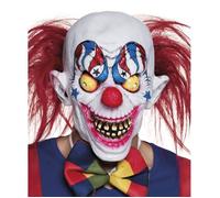 Masque Intégral en Latex Clown Fou Américain