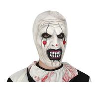 MASQUE INTÉGRAL LATEX CLOWN TERREUR PIERROT ADULTE