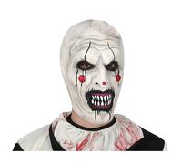 MASQUE INTÉGRAL LATEX CLOWN TERREUR PIERROT ADULTE