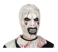 masque intégral latex clown terreur pierrot adulte - générique 20540 Blanc G