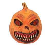 MASQUE INTÉGRAL LATEX MONSTRE CITROUILLE ADULTE