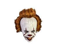 Masque de déguisement GENERIQUE Masque It Chapter Two Clown Joker Halloween - Taille Unique - Blanc&Orange #8