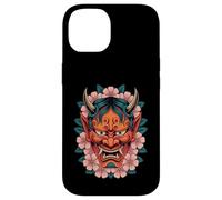 Masque Japonais démon Cerisier Yokai Devil Hannya Oni Coque pour iPhone 14