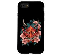Masque Japonais démon Cerisier Yokai Devil Hannya Oni Coque pour iPhone SE (2020) / 7/8