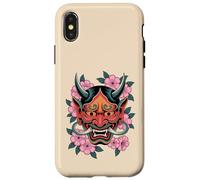 Masque Japonais démon Cerisier Yokai Devil Hannya Oni Coque pour iPhone X/XS