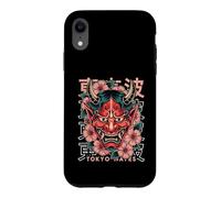 Masque Japonais démon Cerisier Yokai Devil Hannya Oni Coque pour iPhone XR