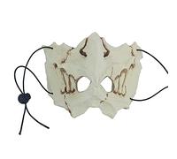 Masque japonais d'Halloween pour enfants adultes,URMAGIC demi-masque en mousse PU, masque Tigre Yaksha Dragon God Tengu, masque effrayant de crâne, cadeau de décoration d'Halloween
