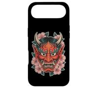 Masque Japonais Diable démon Hannya Cherry Blossom Yokai Oni Coque pour iPhone Air
