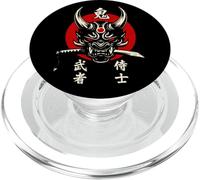 Masque Japonais Oni Demon Kanji Halloween Homme Femme PopSockets PopGrip pour MagSafe