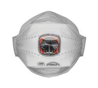 JSP M632 Masque FFP3 avec Valve (10 Pièces) - Masque Anti Poussière - Protection Poussières Fines, Silice Cristalline, Moisissures, Aérosols, Virus - Bricolage & Industrie - EN 149
