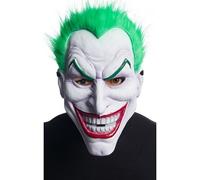 Rubie's – Masque Joker adulte en PVC avec cheveux – Multicolore Taille unique