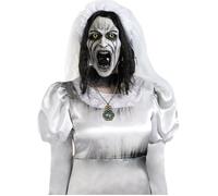 Masque La Malédiction de la blanche deluxe pour femme et homme ▶ Films de peur, Les Dossiers Warren, Halloween, Horreur