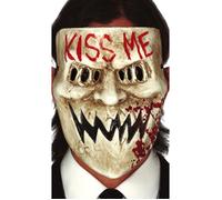 Masque - La Purge - Kiss Me - Noir - Halloween - Adulte