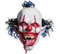 Masque Latex Clown Tueur - Halloween bleus G