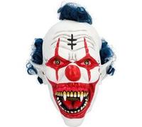 masque latex clown vampire terrifiant adulte - boland 97591 Blanc G