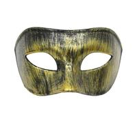 Masque Latex Horreur pour Halloween Maquillage Masculin et féminin adapté aux fêtes de Carnaval gréco-Romaines Demi-Visage de Style mythologique Grec adapté aux fêtes d'halloween (B-4, One Size)