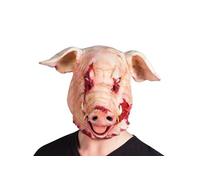 Boland Masque intégral en latex Cochon sanglant 97519 CAT016 Rouge