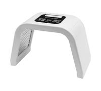 Masque Led,7 Couleurs Led Traitement Lumière Pdt Photon Thérapie Soins de la Peau Luminothérapie Visage32.5x32cm,Pour Raffermissement de La Peau, Réduire Les Rides